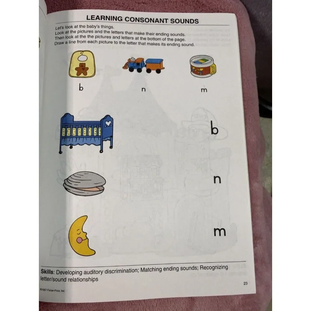 Fisher Price Little People Kindergarten Workbooks, dictionary--Lot Of 5 NEW